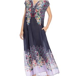 NWT Johnny Was Mystic Silk Dress * Plus Slip